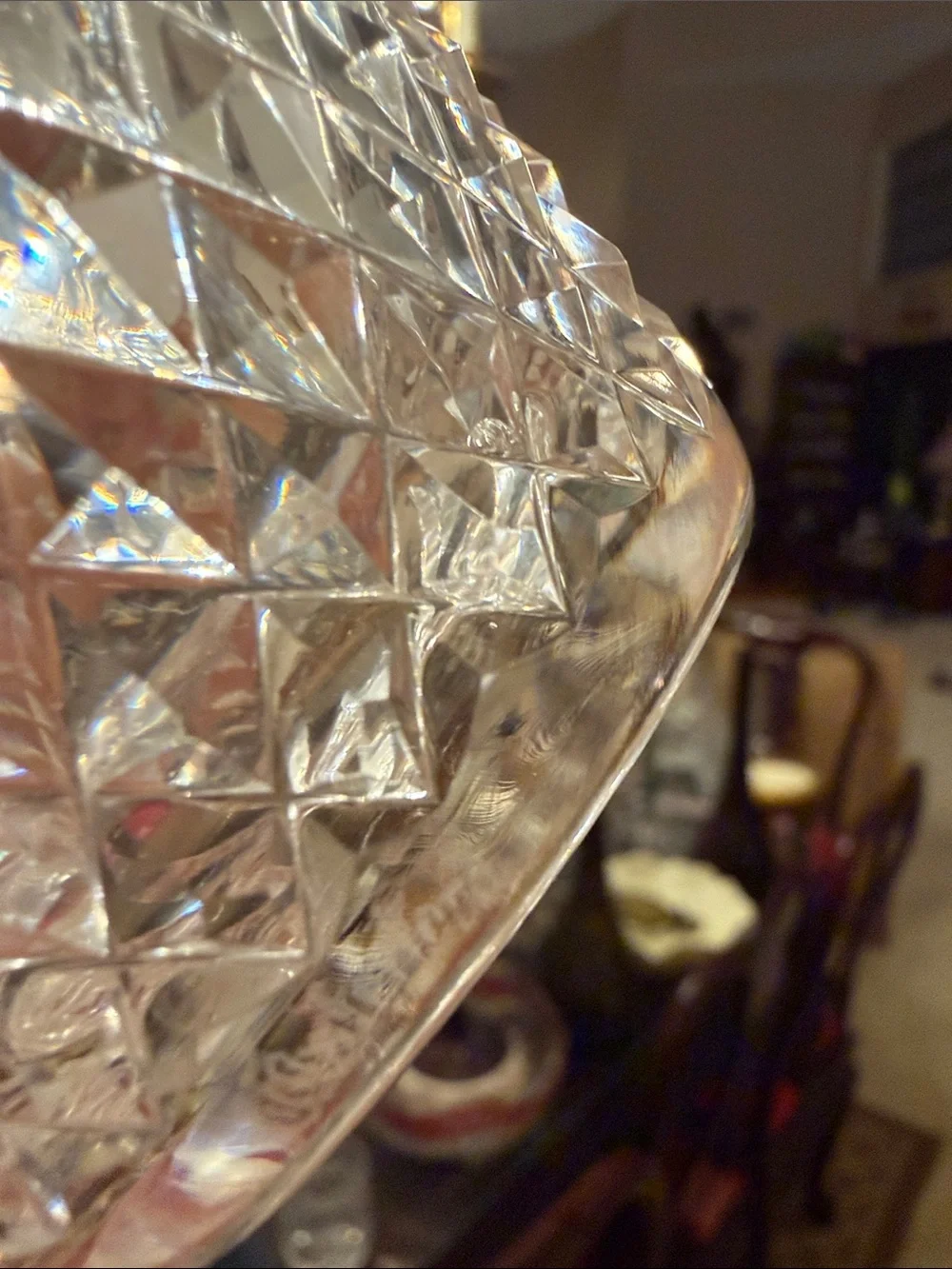 Waterford Crystal jar , container with no lid